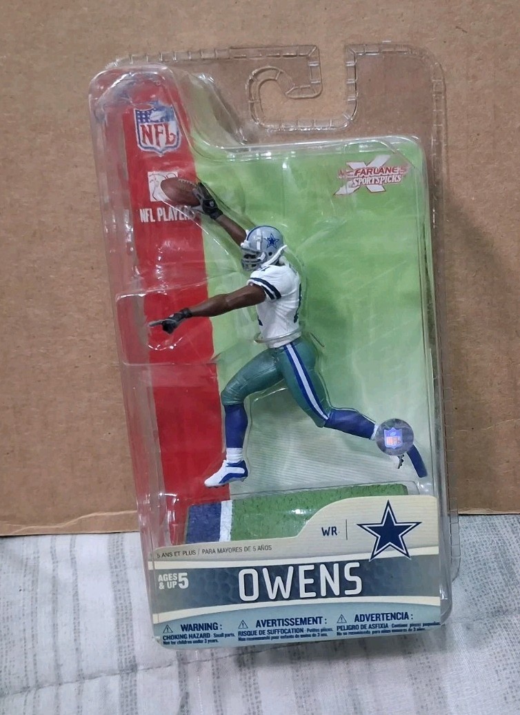 2007 McFarlane Terrell Owens Cowboys 3-Inch Action Figure SEALED NEW