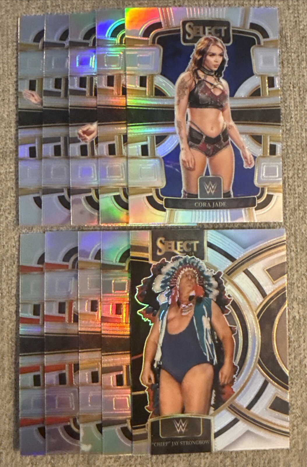 SILVER HOLO PRIZM 2024 Panini Select WWE Wrestling Vets & RC You Pick/Choose!