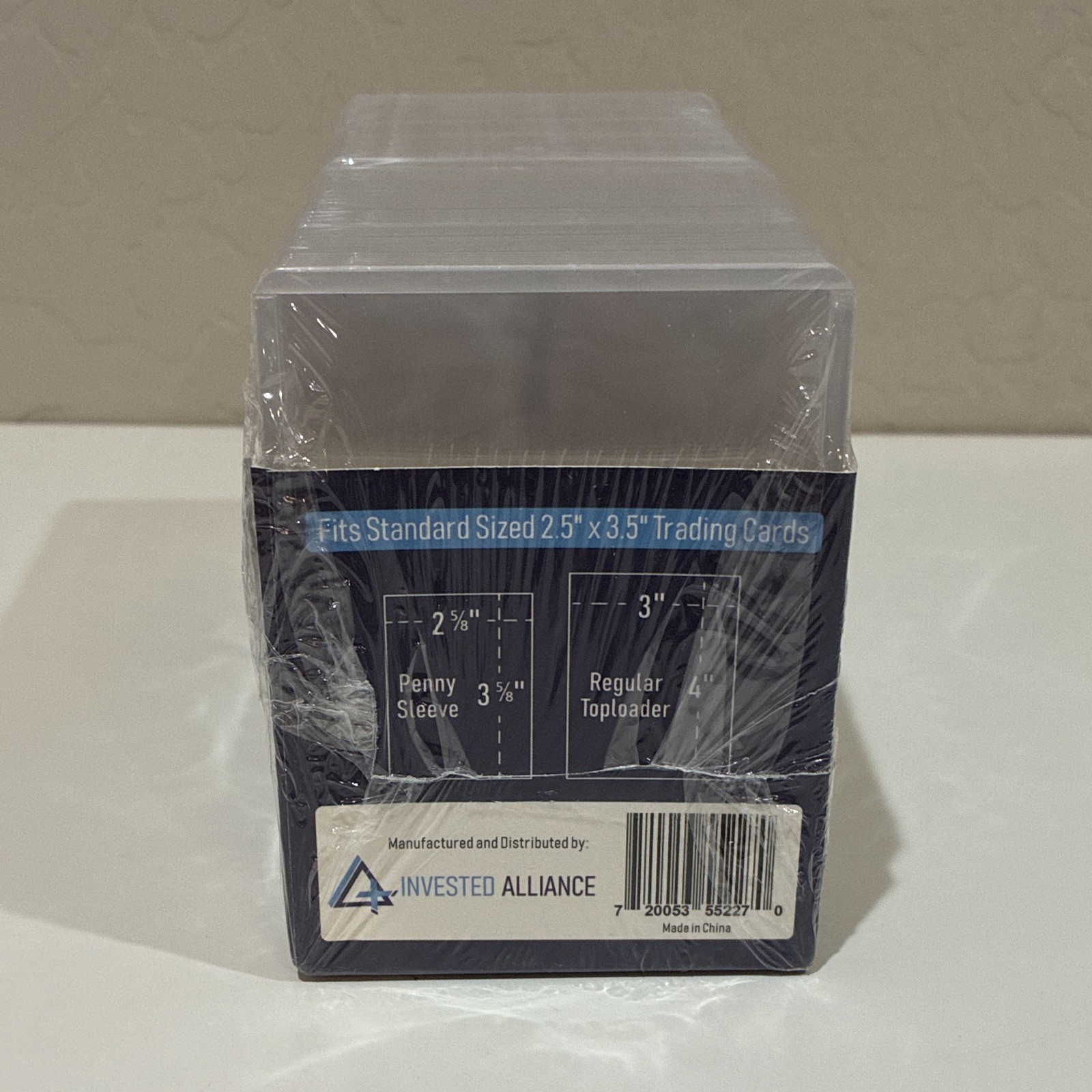 100 3×4 Toploaders + 100 PennySleeve Invested Alliance