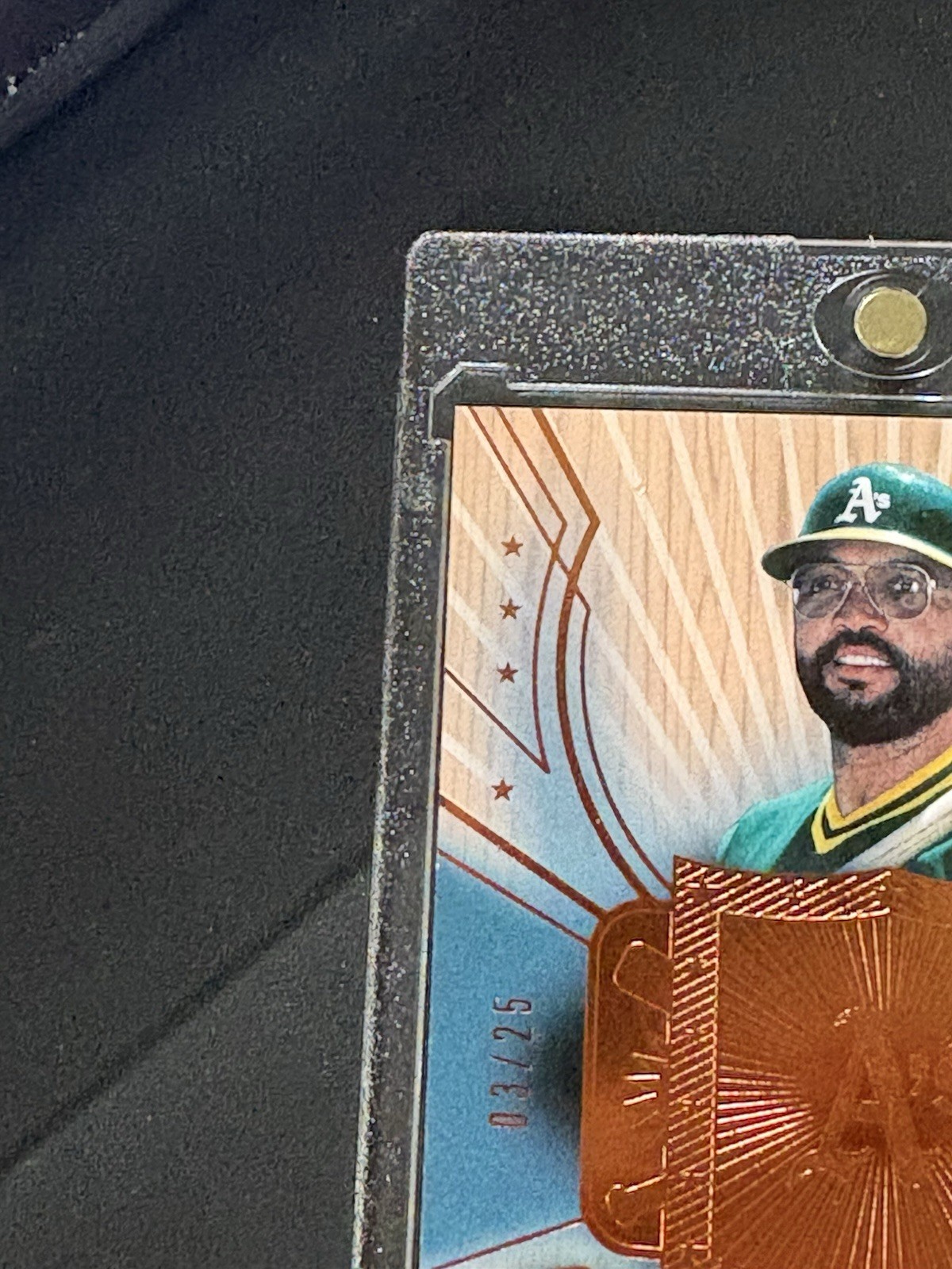 2005 UPPER DECK HALL WORTHY REGGIE JACKSON AUTO SIGNED /25 OAKLAND ATHLETICS