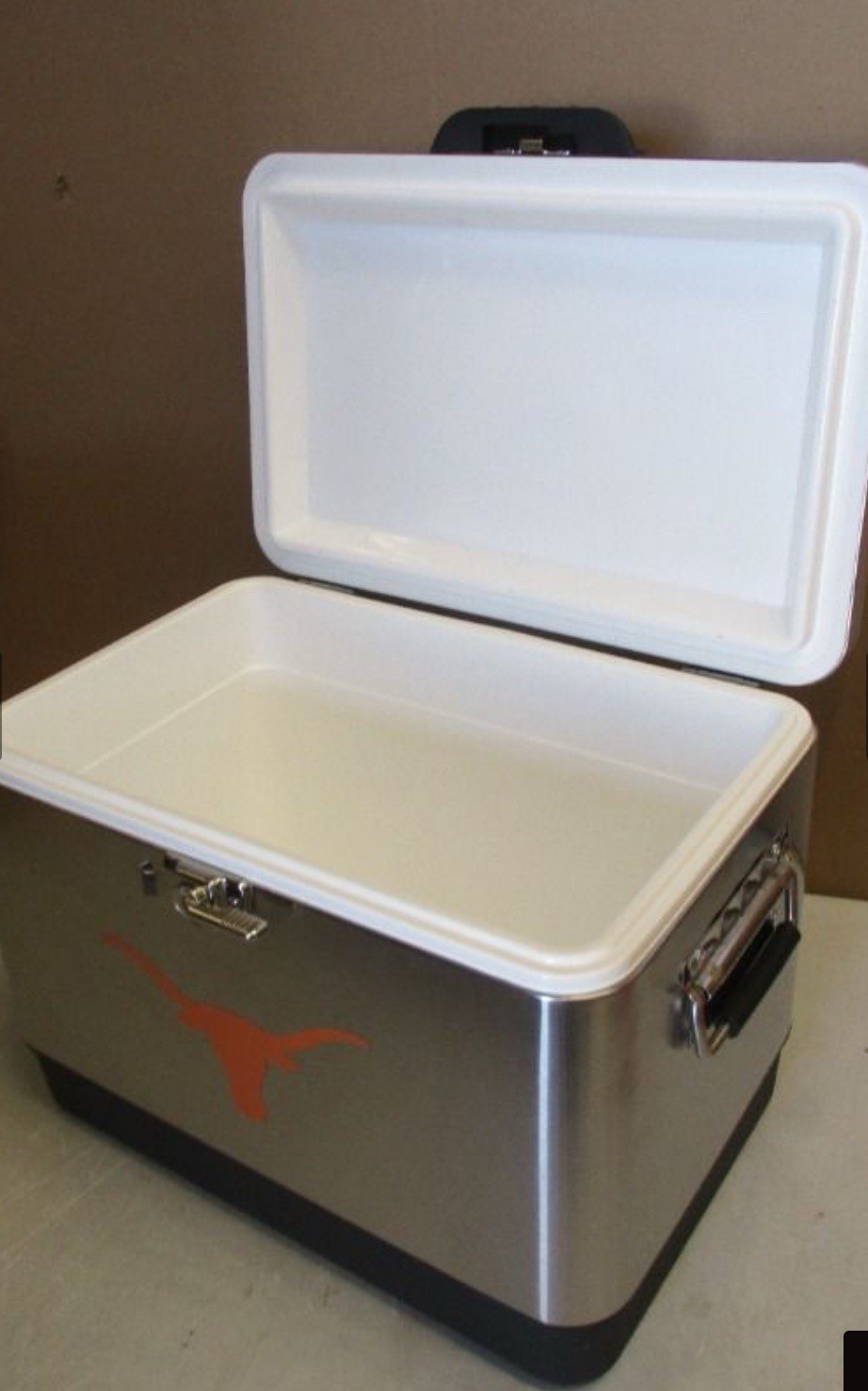 The Memory Company Licensed NCAA 29L Stainless Steel Cooler – Texas Longhorns!