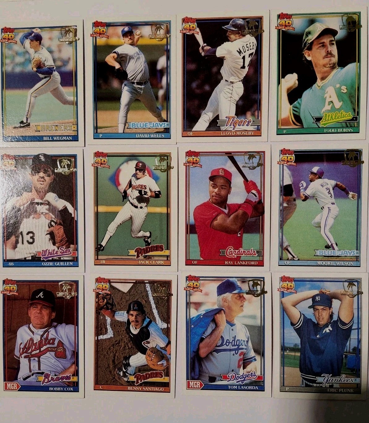 1991 Topps Desert Shield Baseball Cards Complete Your Set U Pick List 601-792