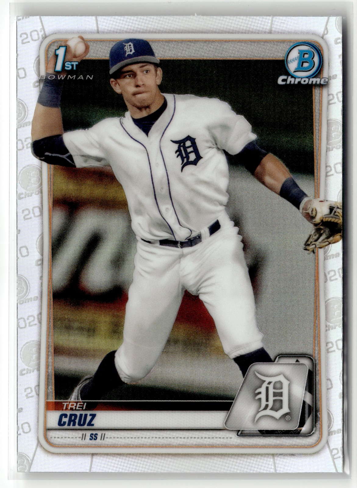 Trei Cruz 1st Bowman 2020 Bowman Draft #BD-11 Chrome Refractor QTY