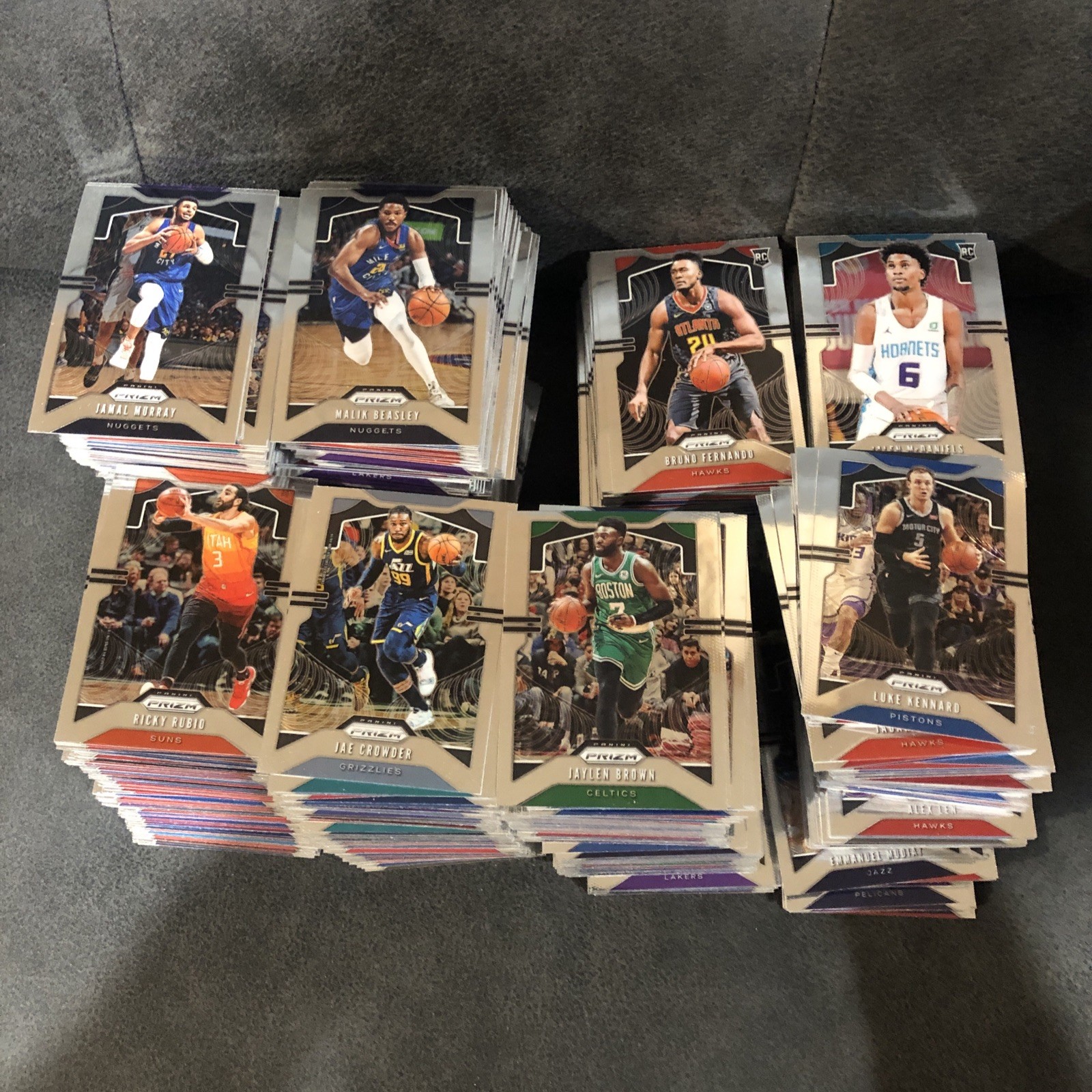 Huge 2019-20 Panini Prizm Basketball Lot of 1100 Cards – 175 Rookies RC