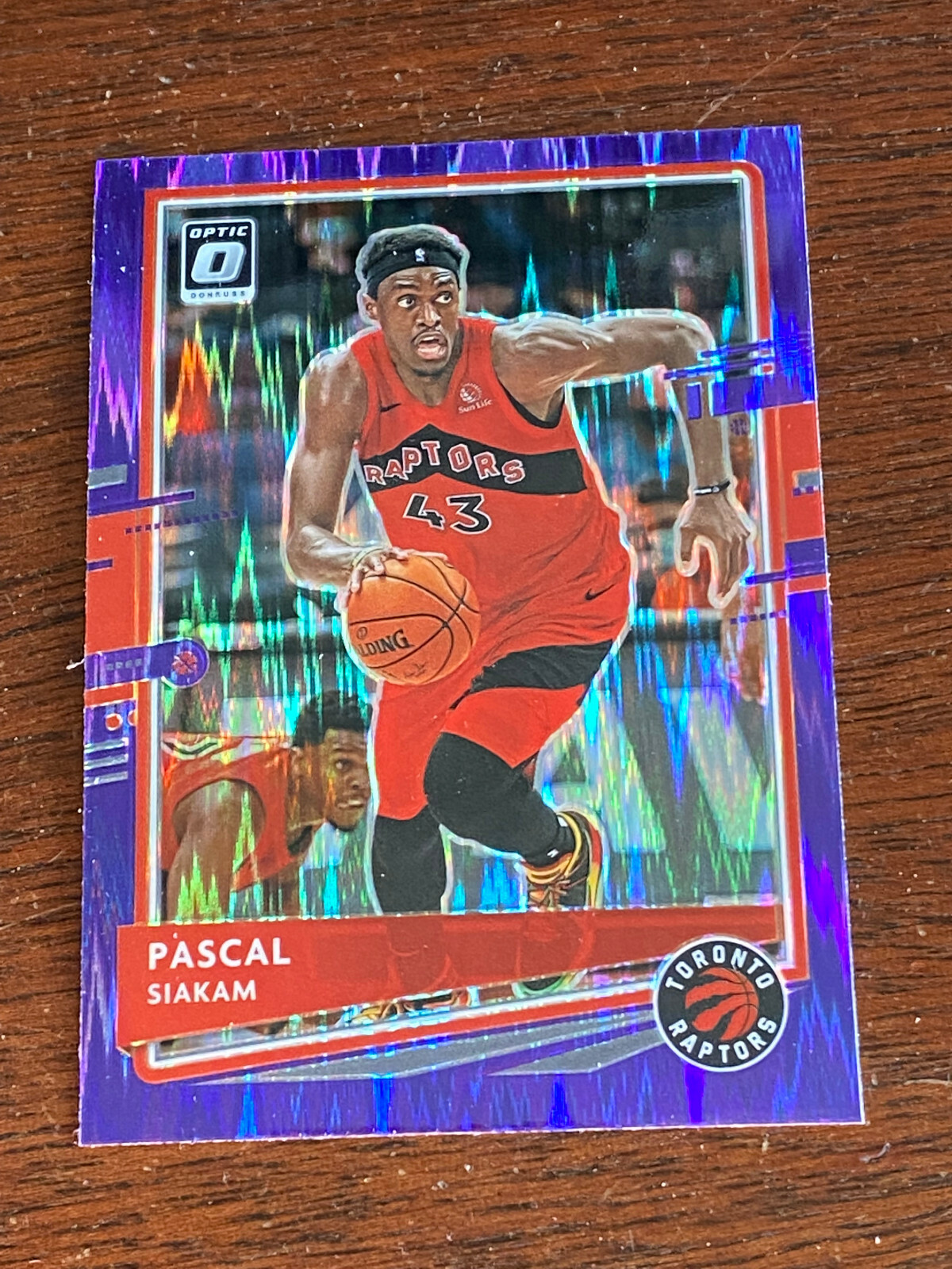 2020-21 Panini Optic Purple Shock Parallel Toronto Raptors Pascal Siakam #103