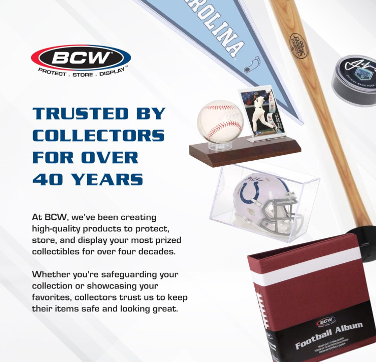 BCW Golf Ball Square – Holder & Display Case (Box of 6 Cubes)