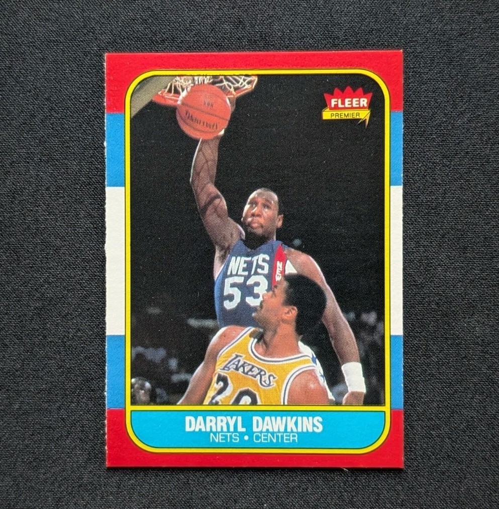 1986-87 Fleer Set-Break # 24 Darryl Dawkins NR-MINT