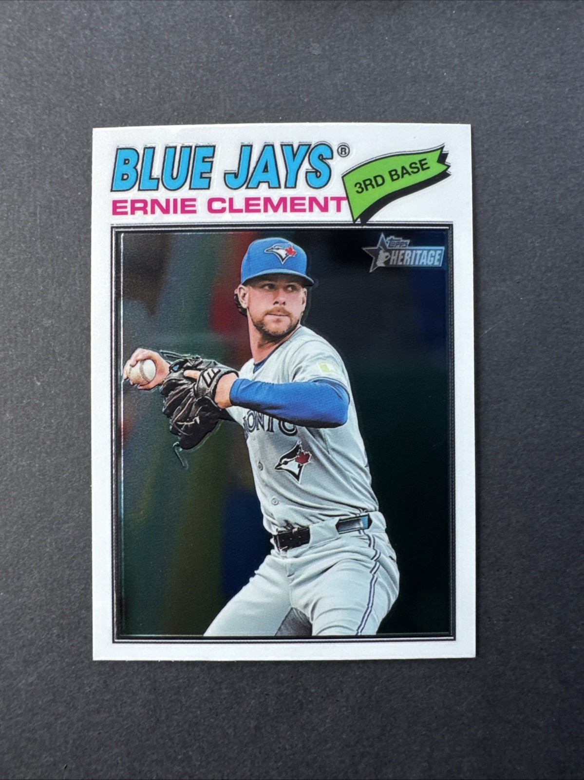 🔥Ernie Clement 2026 Heritage Chrome #21 Toronto Blue Jays