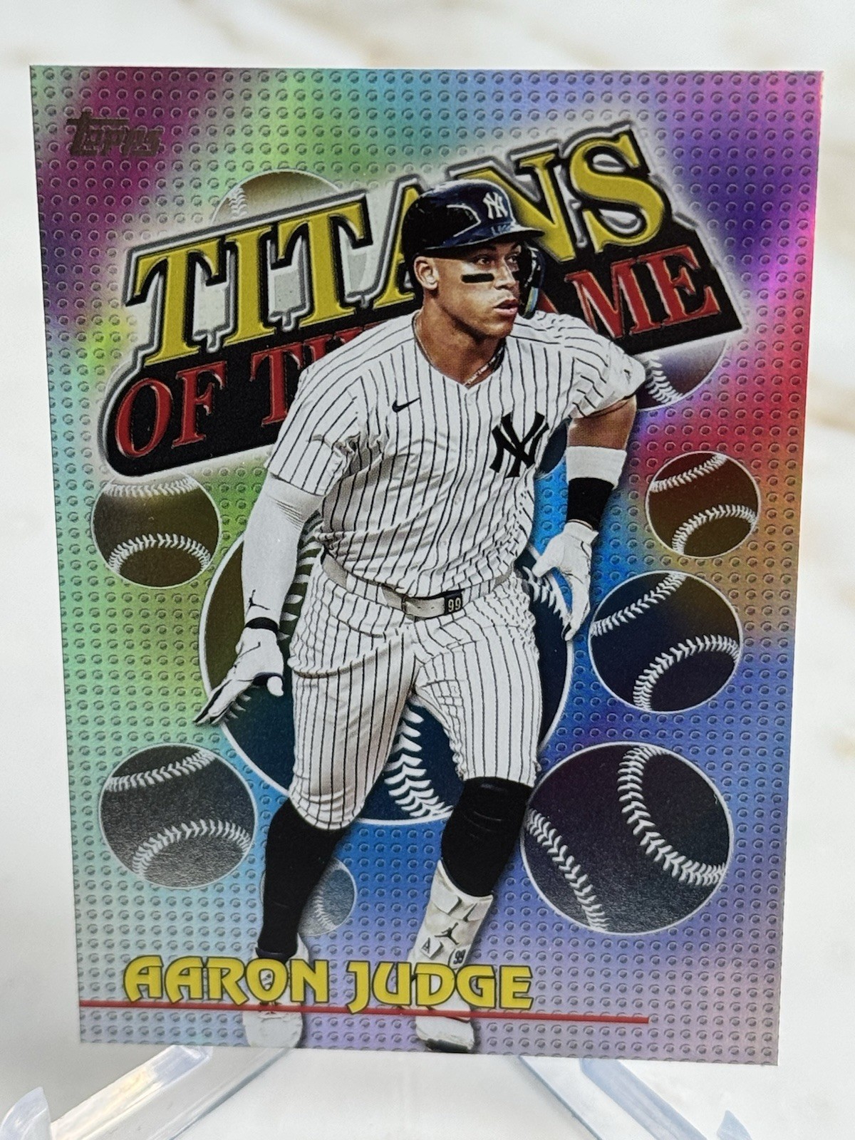 2026 Topps Series 1 – Titans Of The Game Aaron Judge #TOG-3