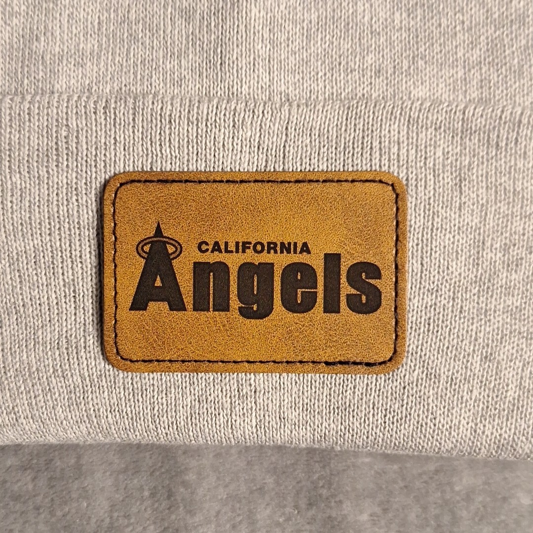 Angels Leather Rectangle Patch MLB (Patch Only)