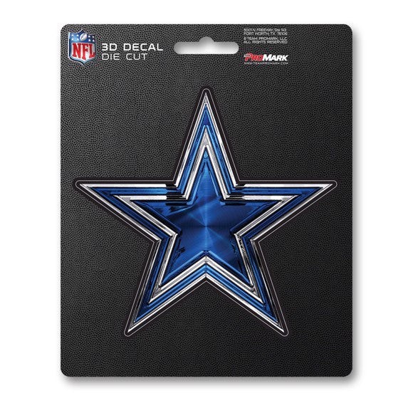 Dallas Cowboys 3D Decal Die Cut