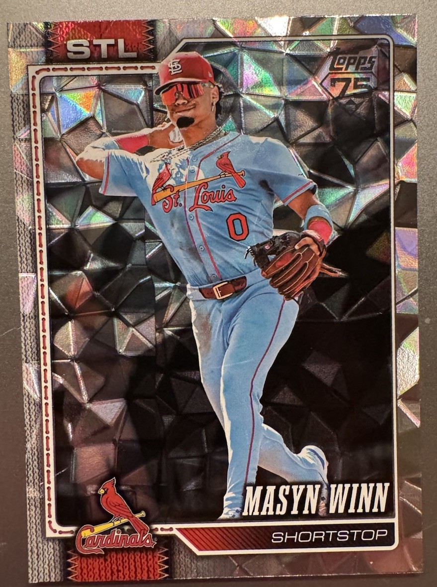2026 Topps Series 2 – Diamante Parallel – Masyn Winn – Cardinals – #526