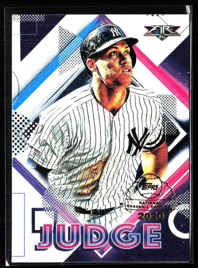2020 Fire Preview AARON JUDGE National Baseball Card day FP-1