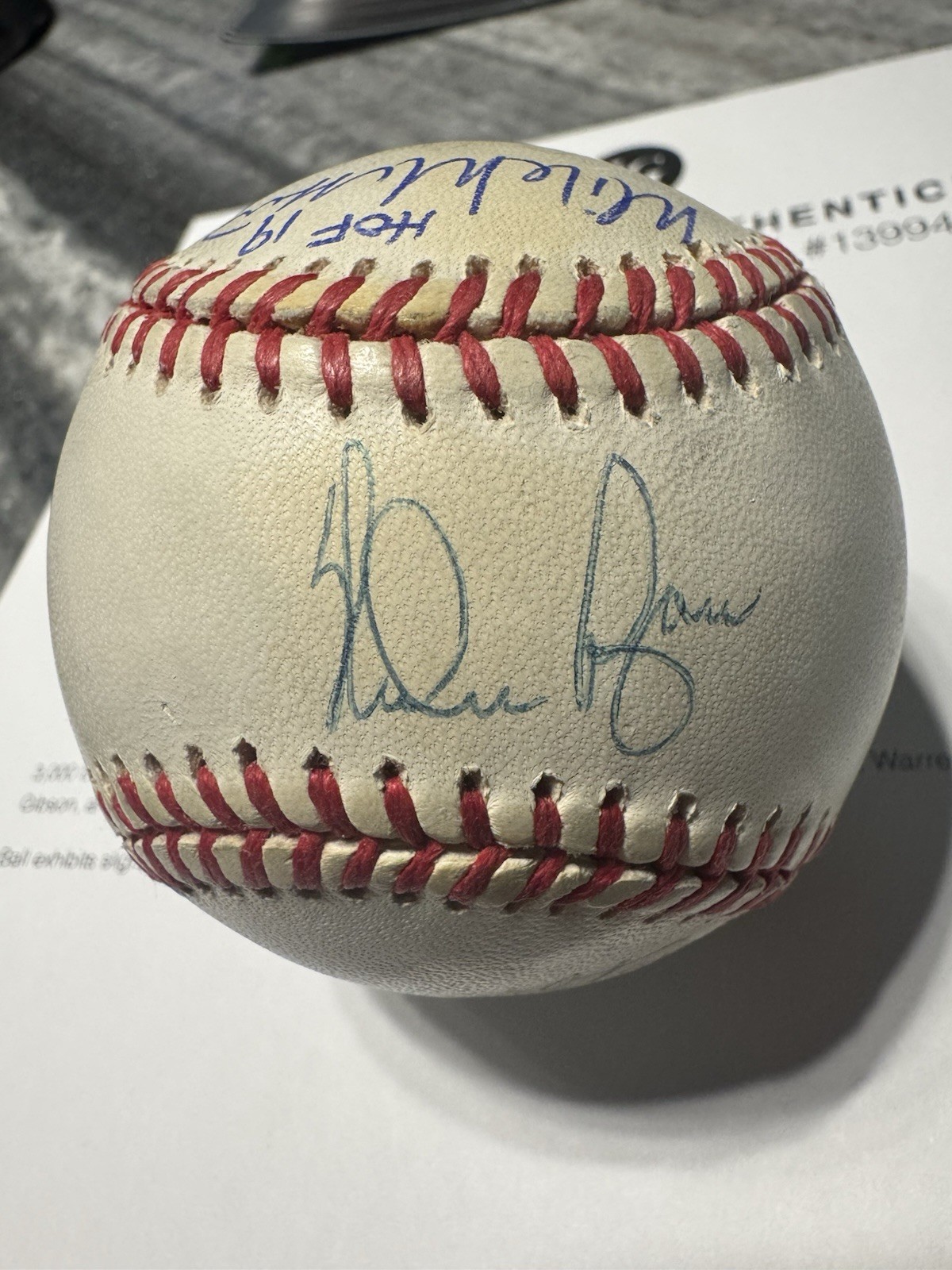 2500 strikeout club signed baseball