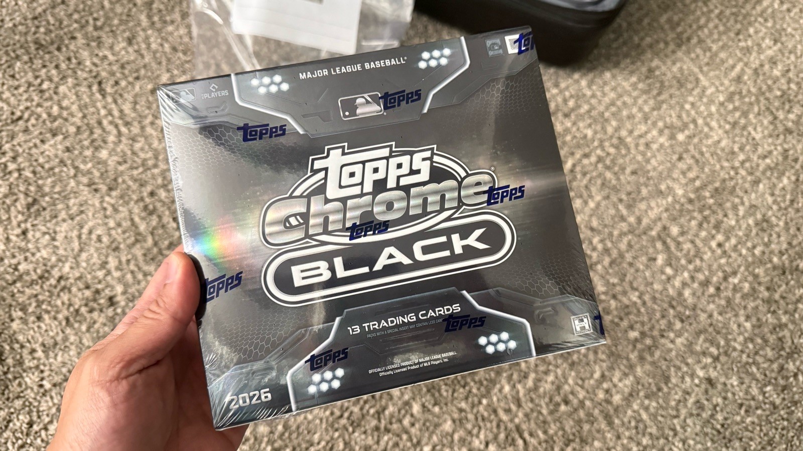 2026 TOPPS CHROME BLACK MLB BASEBALL HOBBY BOX