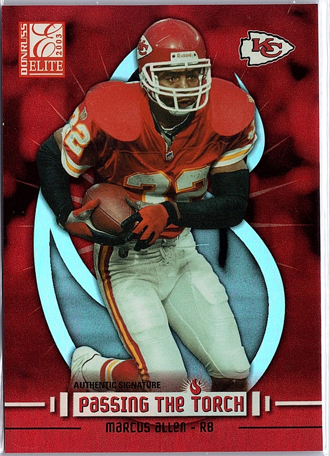 Marcus Allen – 2003 Donruss Elite Passing the Torch #PT-16 Serial #’d /1000