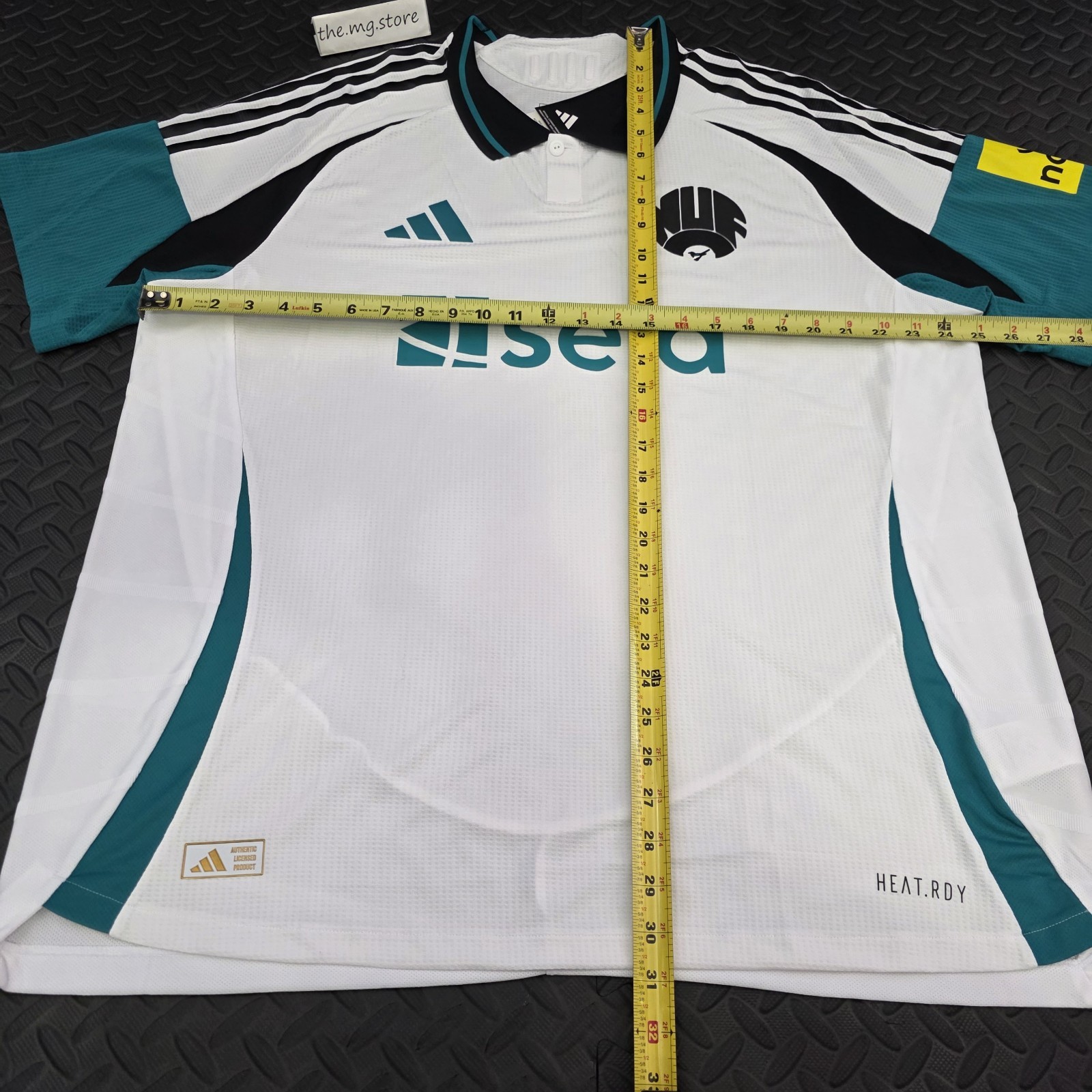Adidas Newcastle United Third Jersey 24/25 Authentic Heat RDY Men’s Sz 2XL $150
