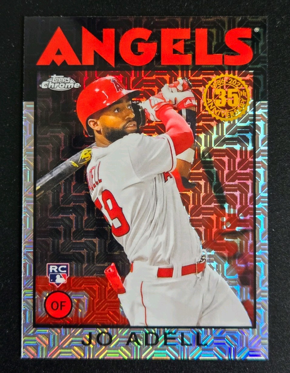 2021 Topps Series 1 Jo Adell Rookie Card #86BC-90 Mojo Refractor (RC) — Angels