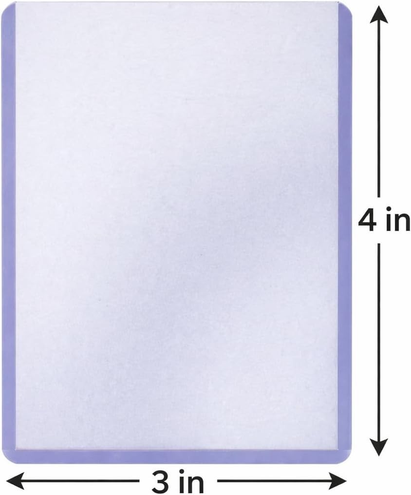 3×4 Inch Clear Card Toploaders & Sleeves Bundle for Standard Size Trading Cards