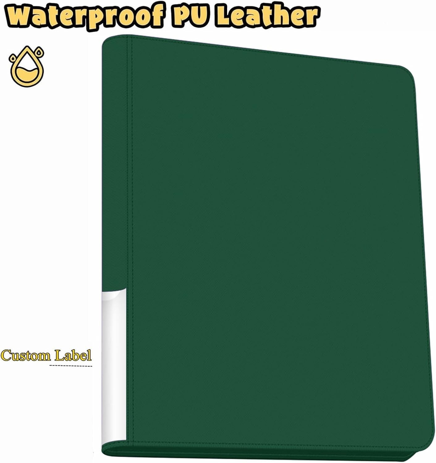 Top Loader Binder 16 Pocket | Trading Card Album 640 Cards Toploader NEW 35pt