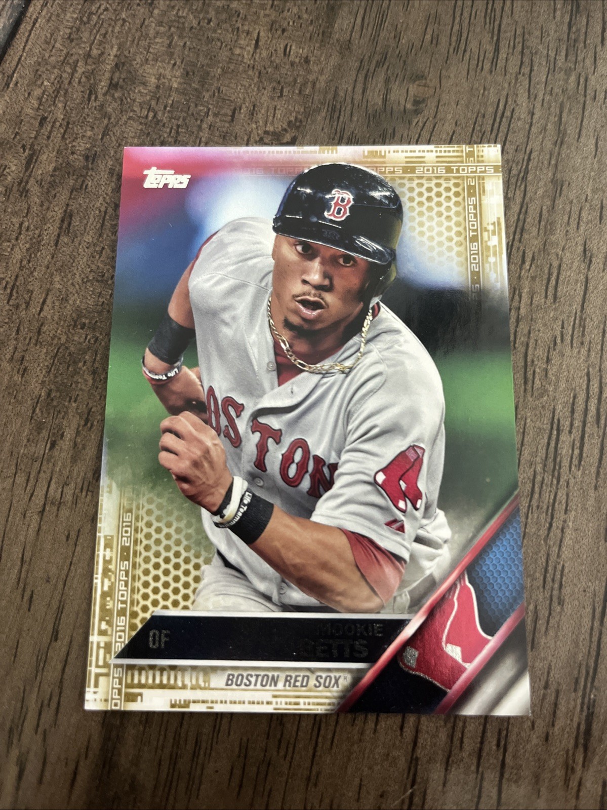 2016 Topps – Mookie Betts #84 Gold /2016