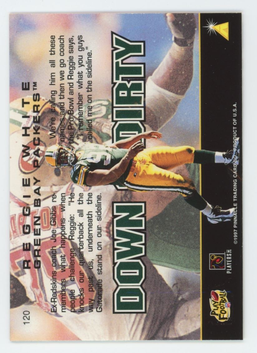 1997 Pinnacle Action Packed Reggie White Green Bay Packers #120