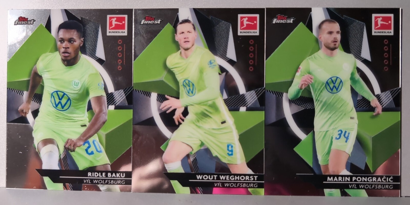 2020-21 Finest Bundesliga Soccer Base cards. Pick from drop down list