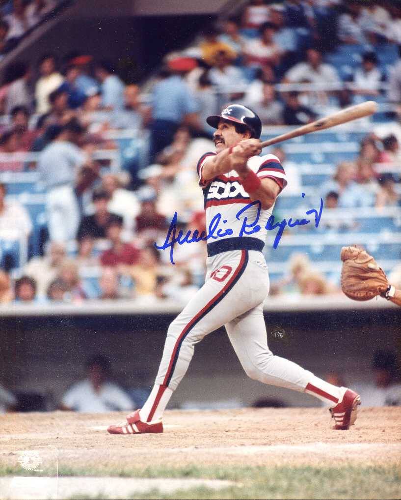 Aurelio Rodriguez (died age 52 car crash) signed 8×10 photo White Sox-INPERSON
