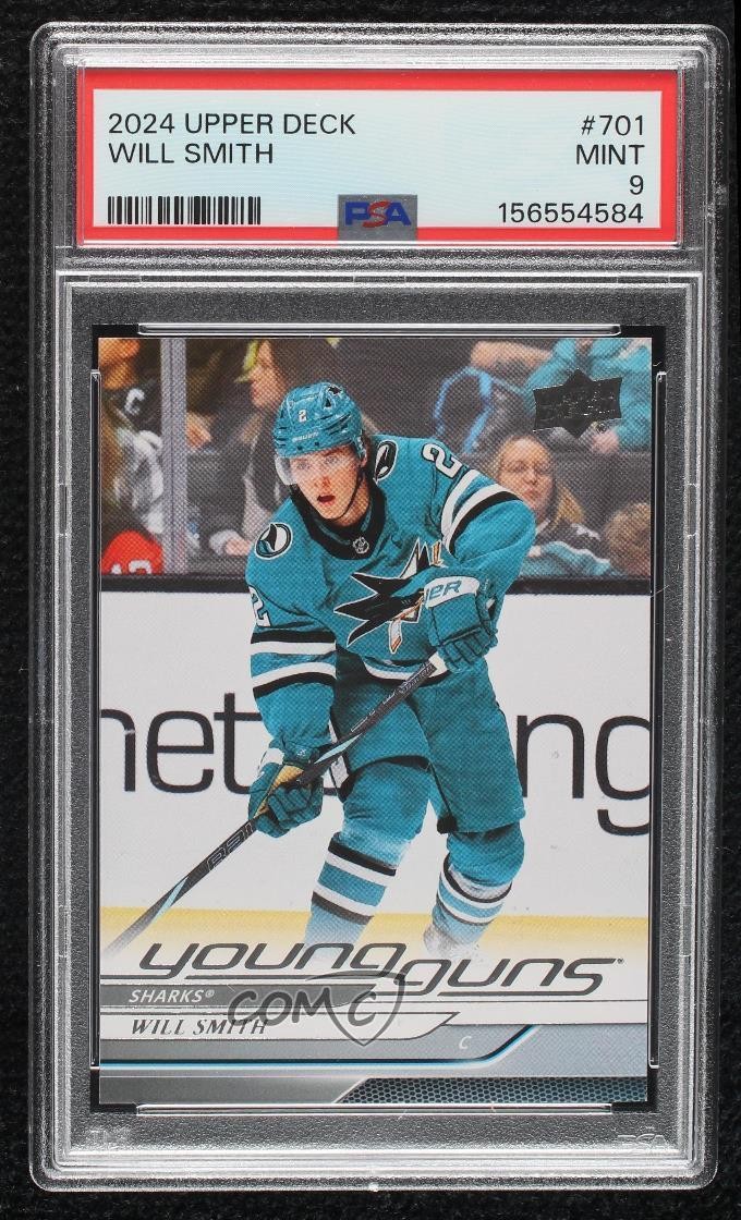 2024-25 Upper Deck Extended Series Young Guns Will Smith #701 Rookie RC 1i6s
