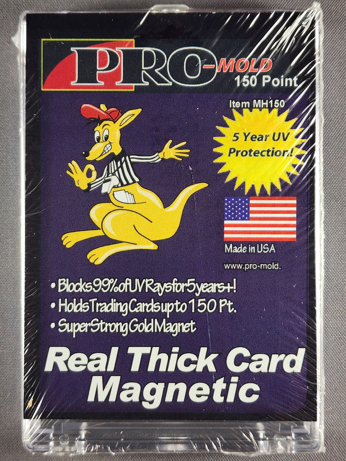 1x Pro Mold MH150 Original 150pt Magnetic Card Holder One Touch -Made in USA!