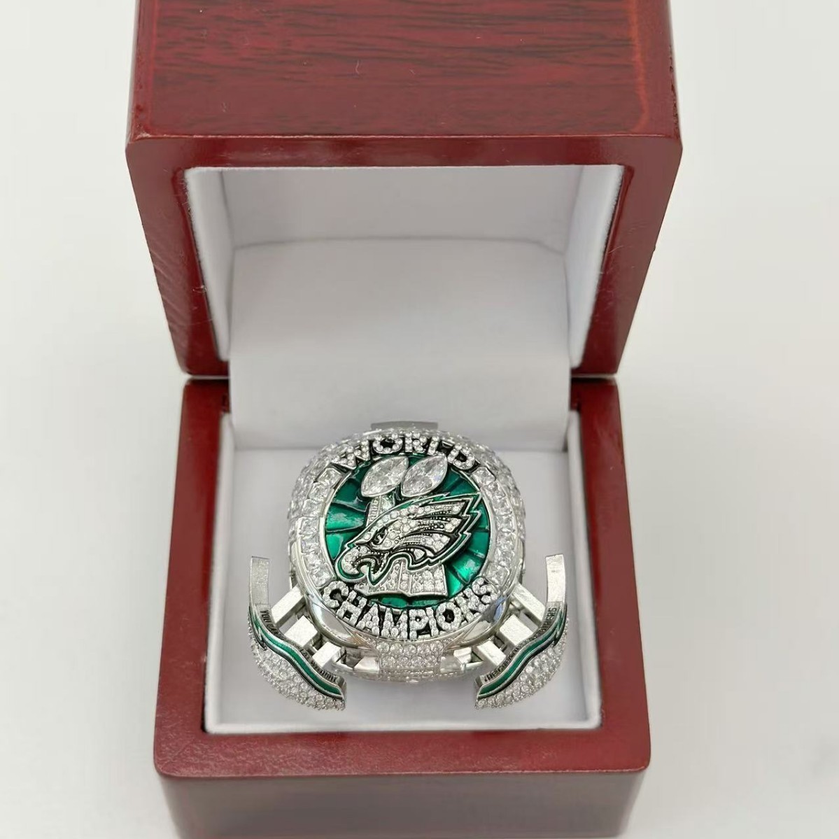 NFL 2025 🦅 Eagles Fan Ring Wing Out / HURTS/ Size 9-11-13