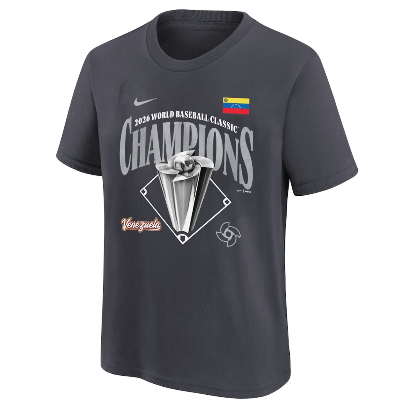 Men’s Venezuela Baseball 2026 World Baseball Classic Champions Locker Room Shirt