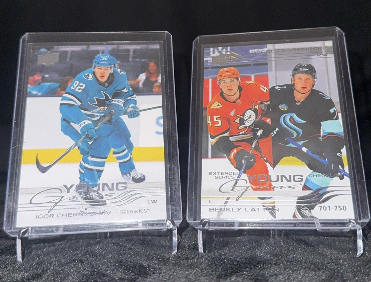 2025-26 Upper Deck Extended Series Full Young Guns & Draft Day Set #701-750
