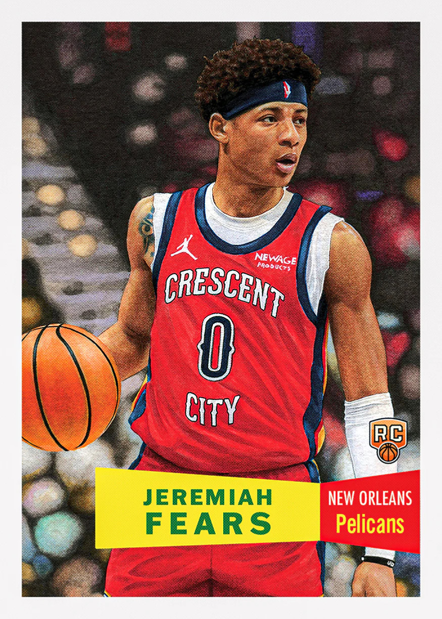 2026 Topps Living Set Basketball Card 25 Jeremiah Fears RC – 25 Cent Shipping!