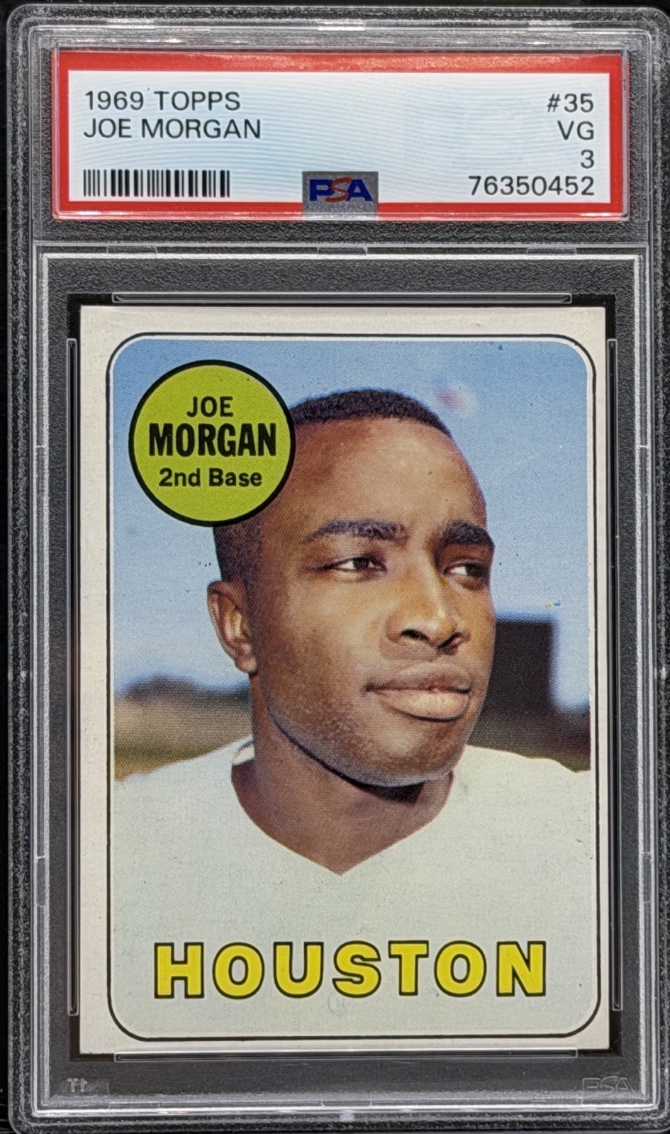 1969 Topps – Joe Morgan #35 PSA 3