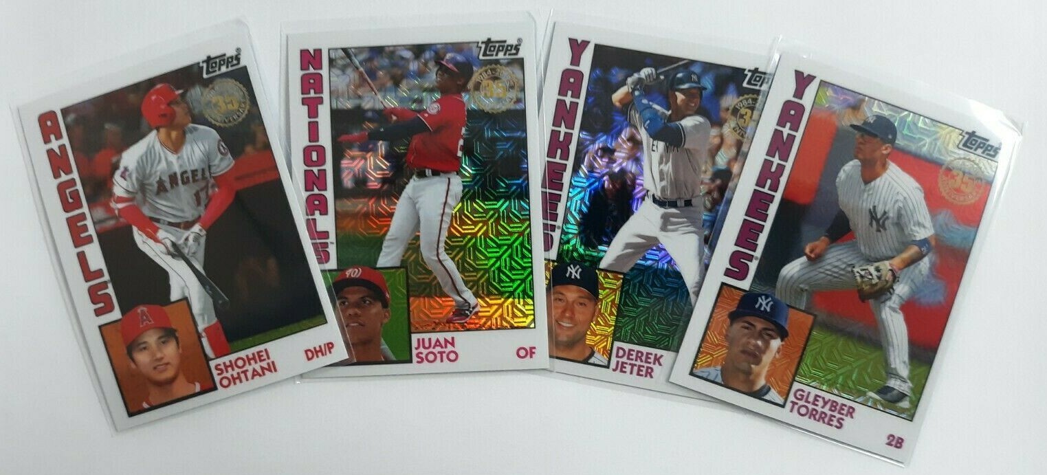 2019 Topps 1984 Chrome Refractor (Silver Packs) Custom Set Lot You Pick