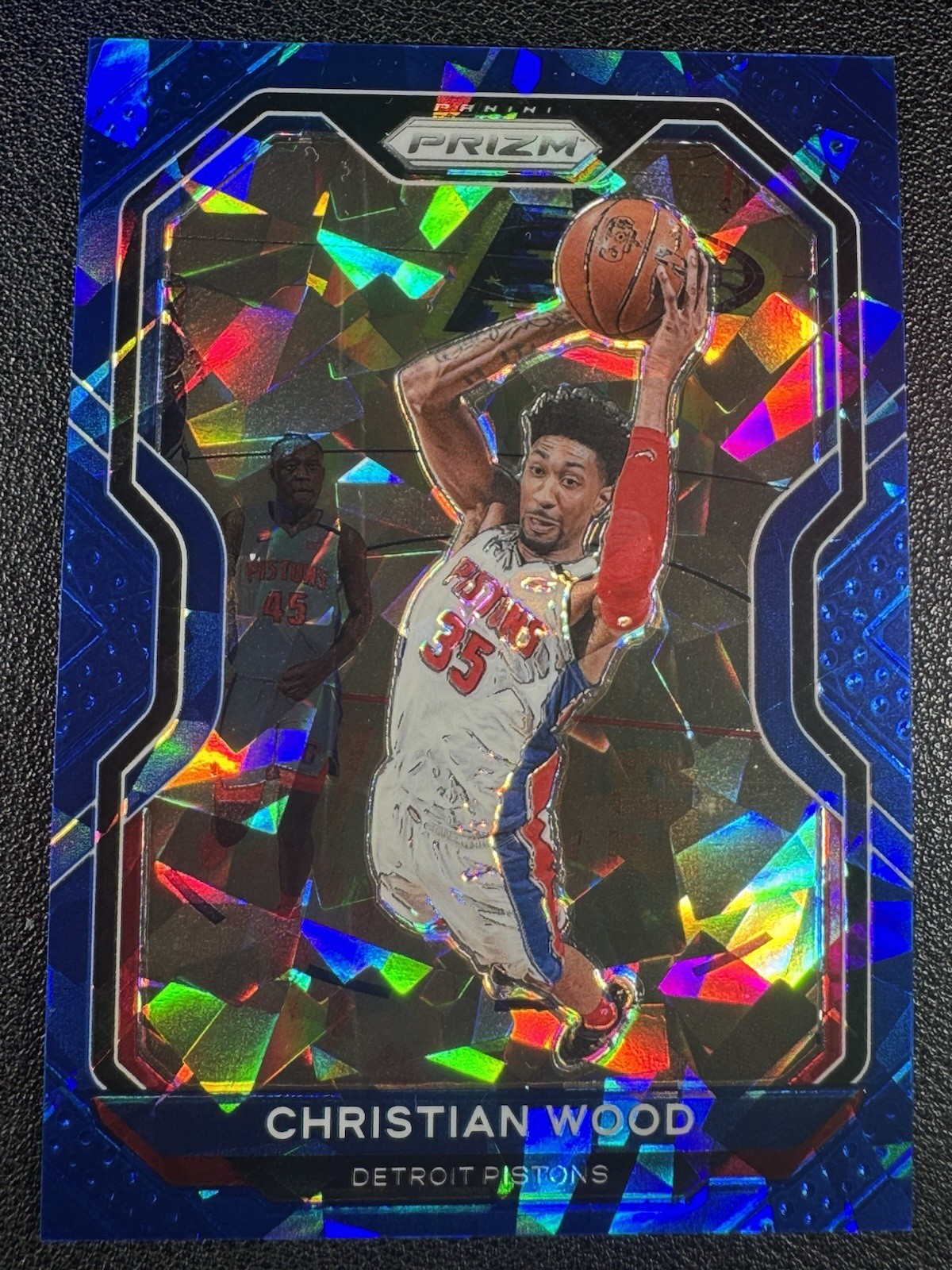2020-21 Panini Prizm – Christian Wood #217 Blue Ice Prizm /125