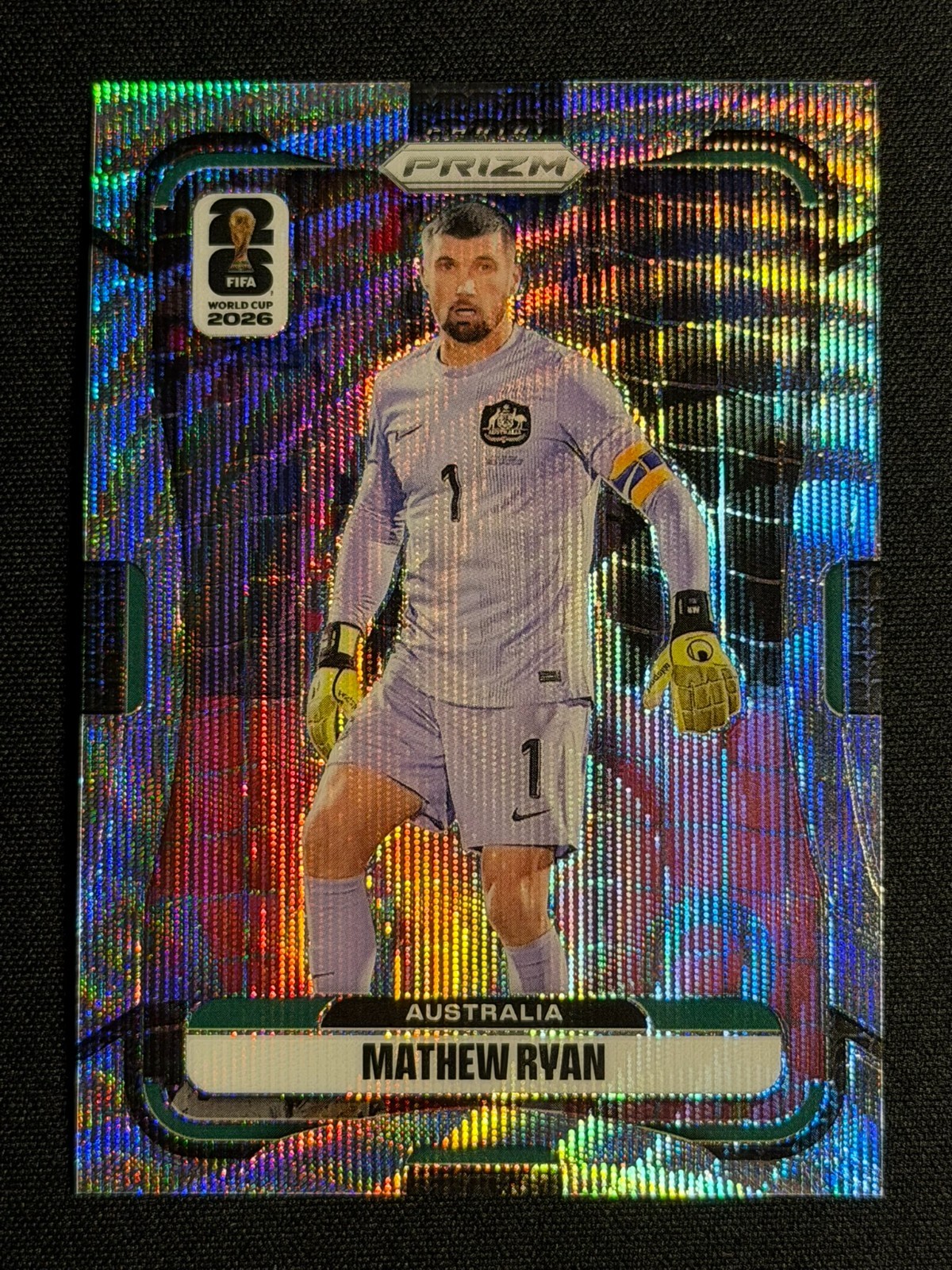 2026 Panini Prizm FIFA World Cup Mathew Ryan Wave No. 142 Australia