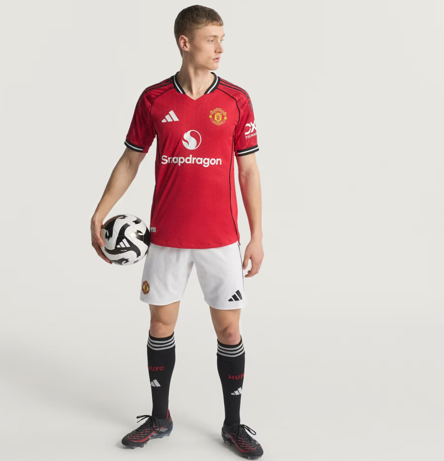 Official Manchester United Authentic 25/26 Authentic Jersey Adidas JI7429