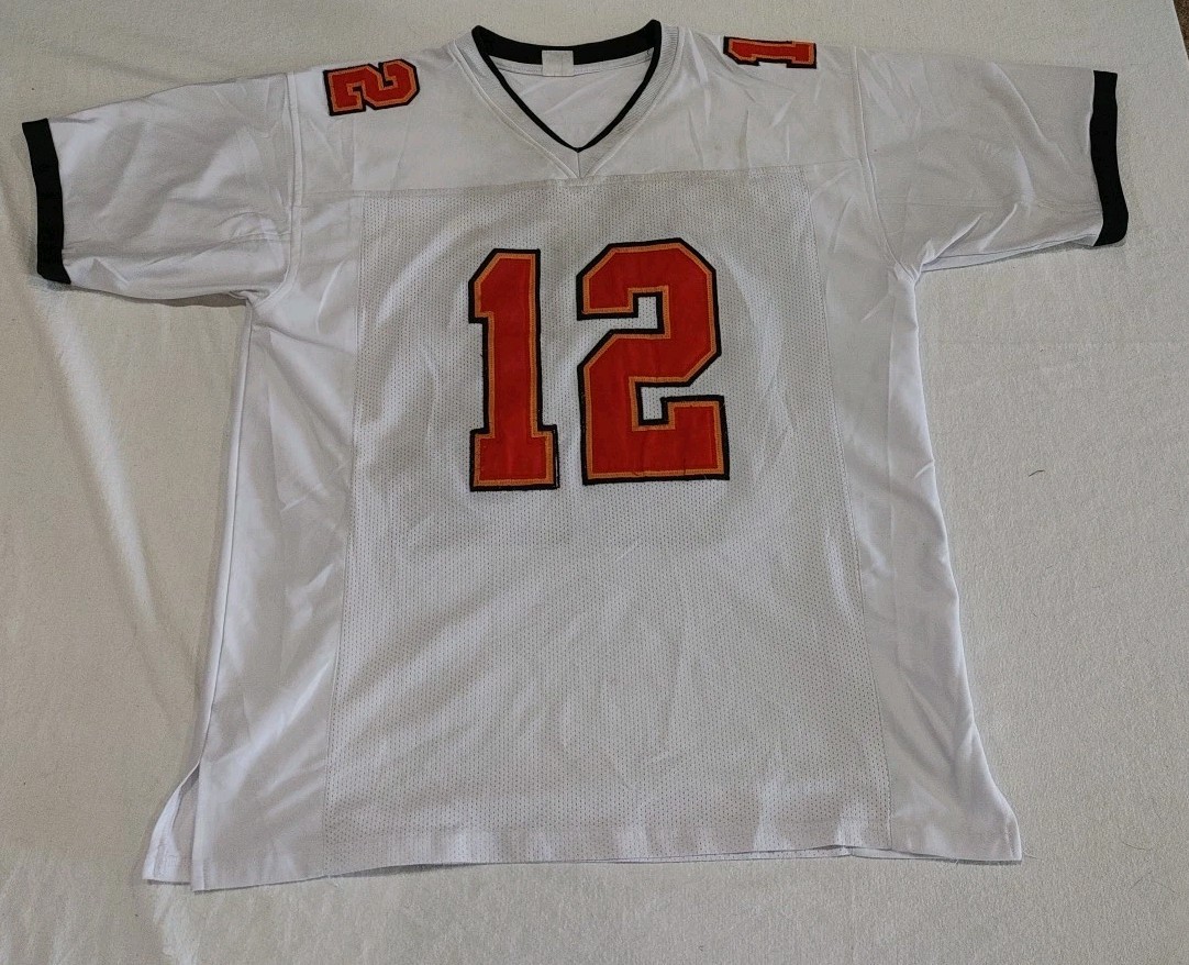 Tampa Bay Buccaneers Tom Brady #12 NFL White Jersey Adult Size XL