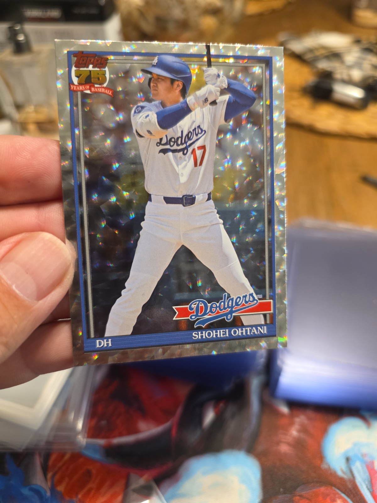 2026 Topps Series 2 Shohei Ohtani Crackle Foil 1991 Topps Baseball #91B2-1