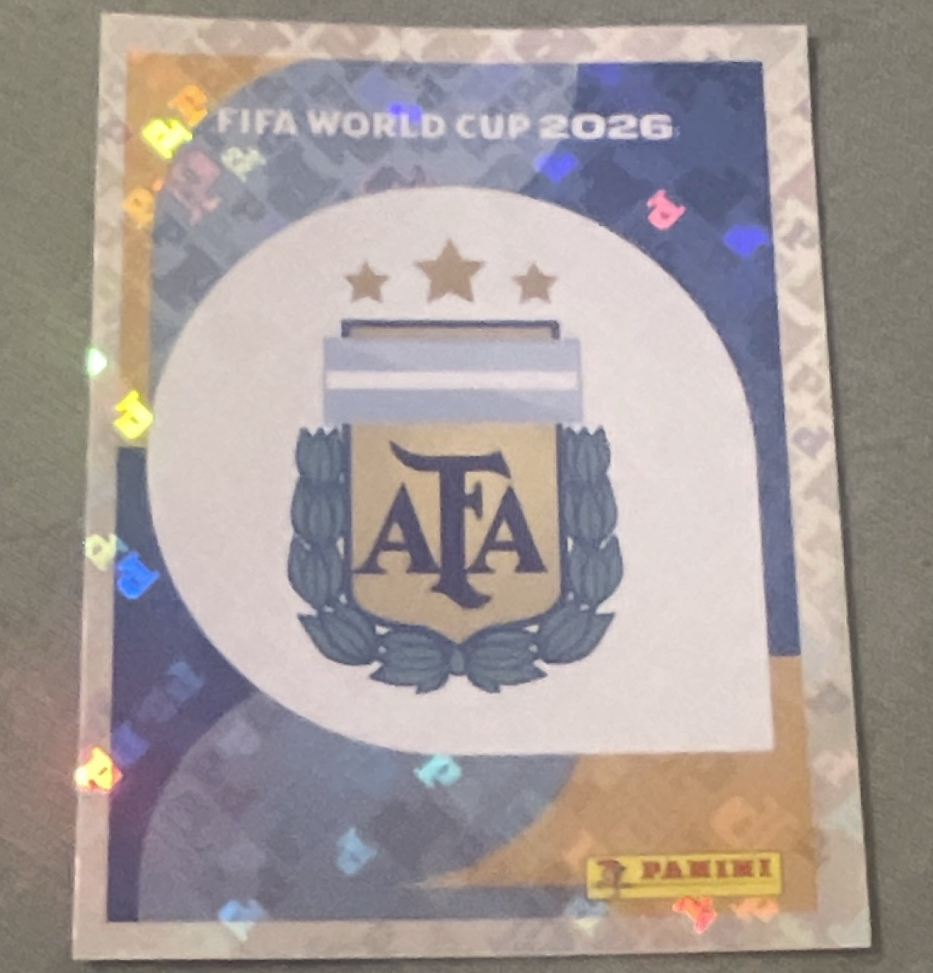 Panini FIFA World Cup 2026 Argentina AFA Crest ARG 1 Sticker