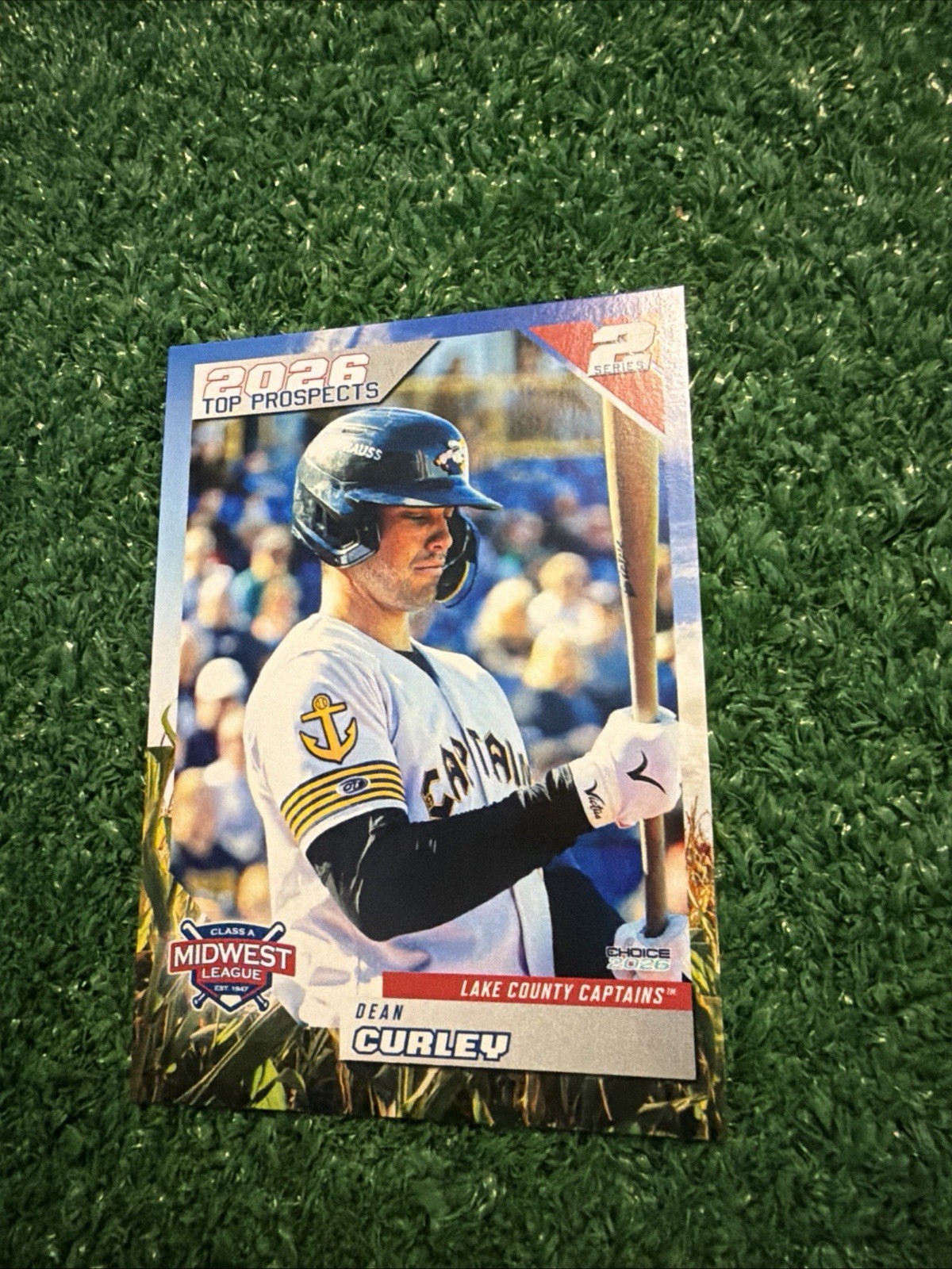 2026 Midwest League Top Prospects Series 2 Dean Curley Lake County Captains BB1