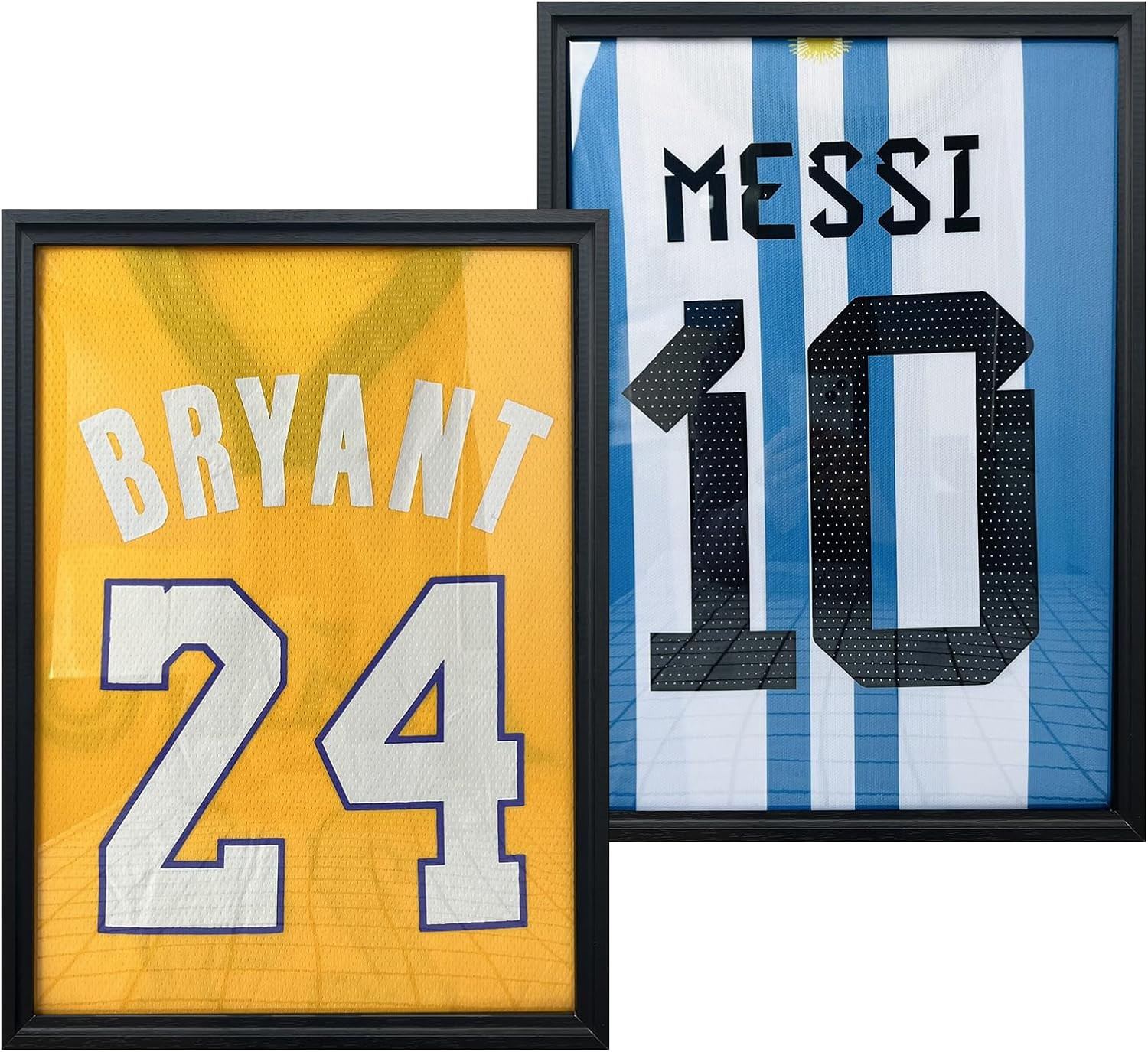 2 Pack Jersey Frame Display Case,Jersey Shadow Box,Sports Jersey Display Frame w