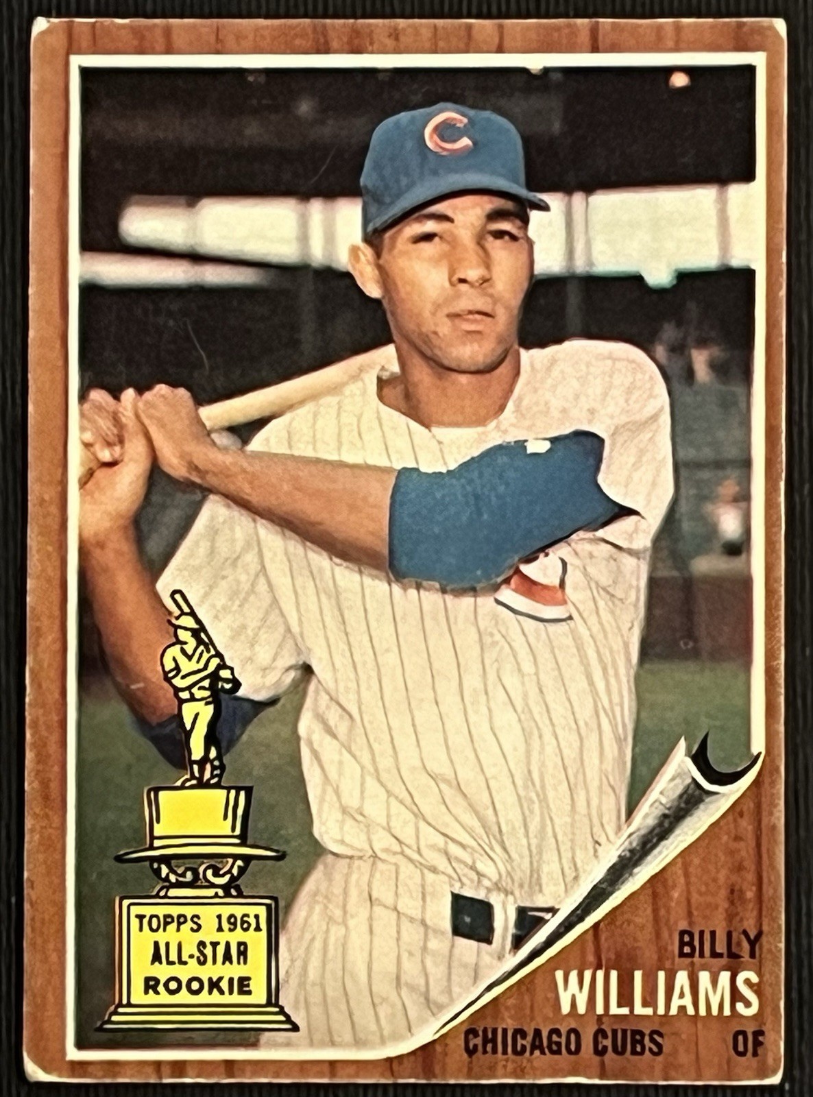 1962 Topps Baseball Cards #288 Billy Williams Chicago Cubs -Good