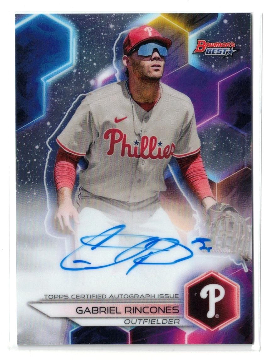 2023 Bowman’s Best RC AUTO Gabriel Rincones #B23-GR! Phillies! Rookie! Autograph