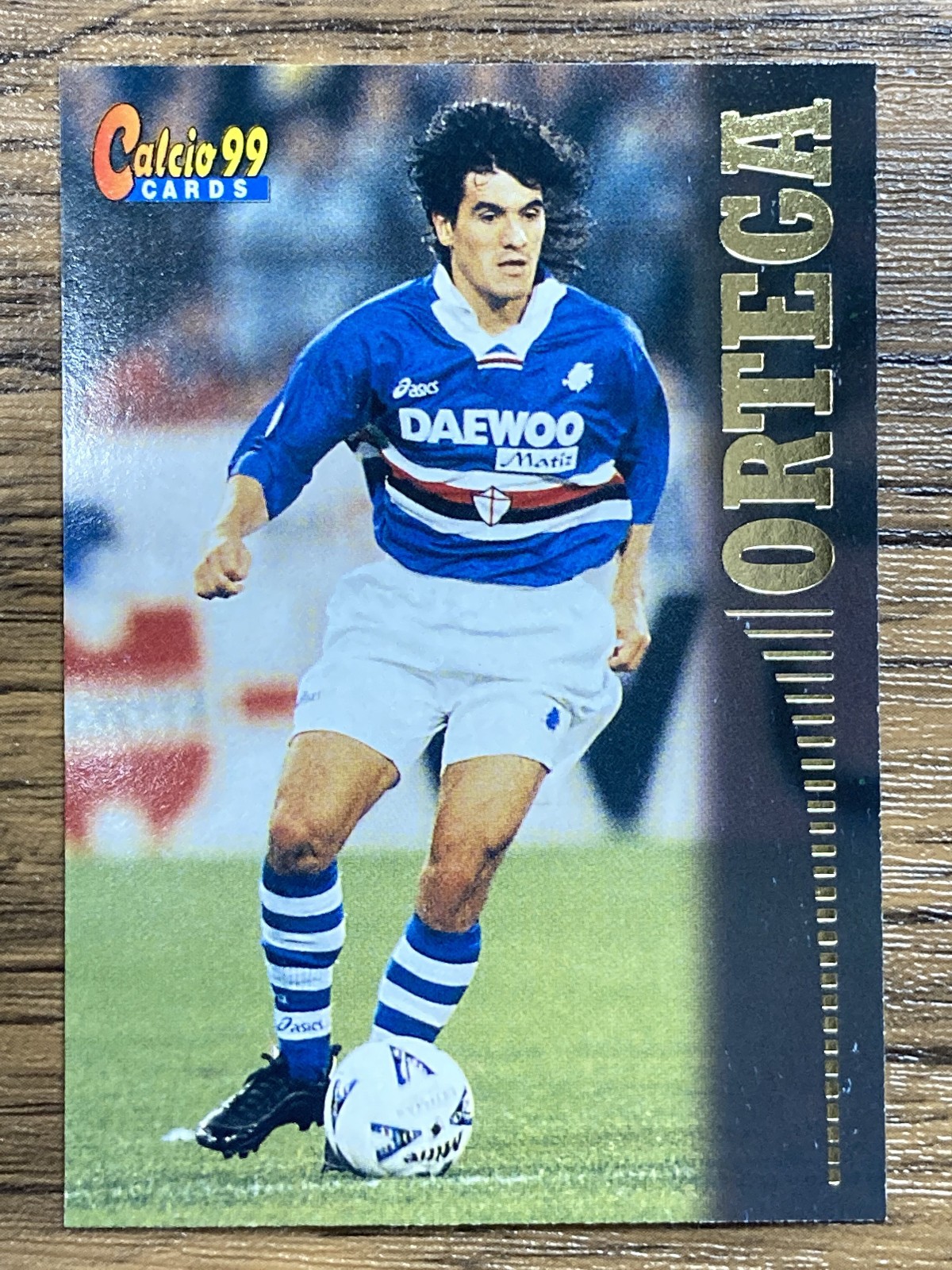 Free Shipping! Panini Card Calcio 99 1999 Serie A #91 Ariel Ortega Sampdoria