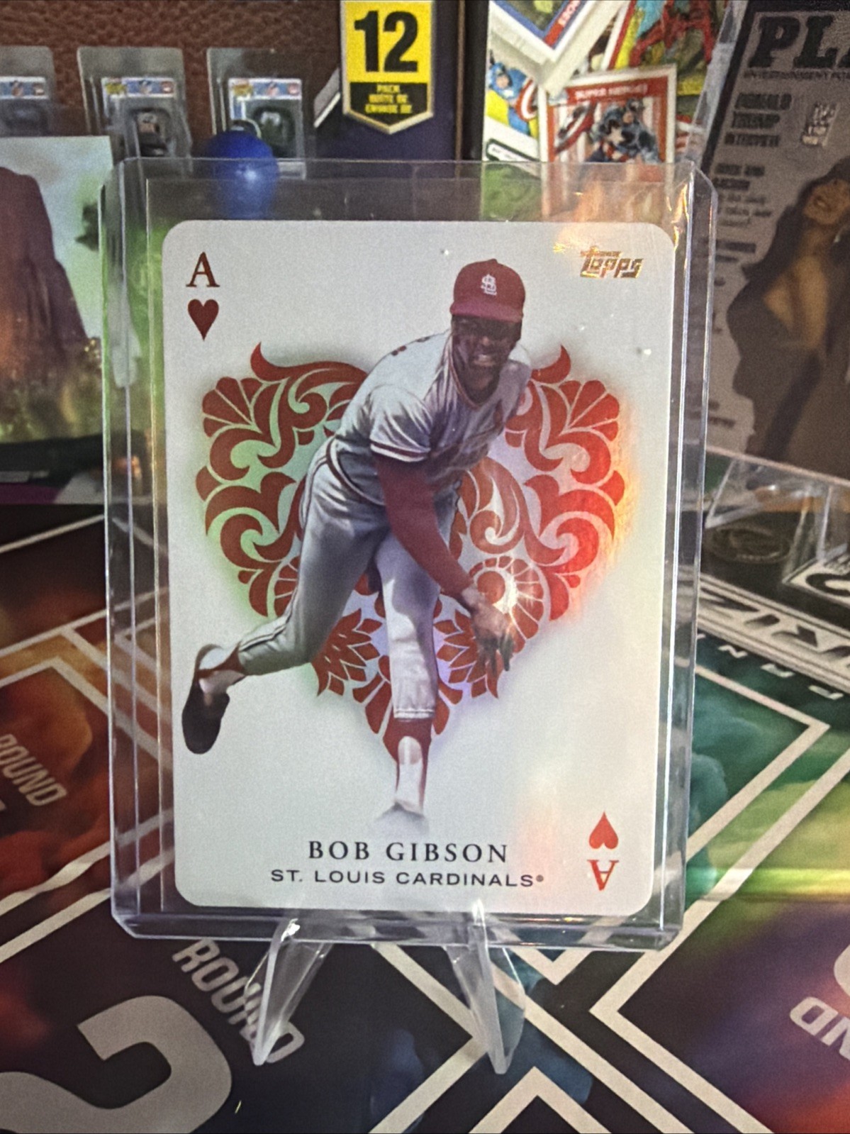 BOB GIBSON 2023 TOPPS ALL ACES INSERT ST. LOUIS CARDINALS HOF #AA-2 JC