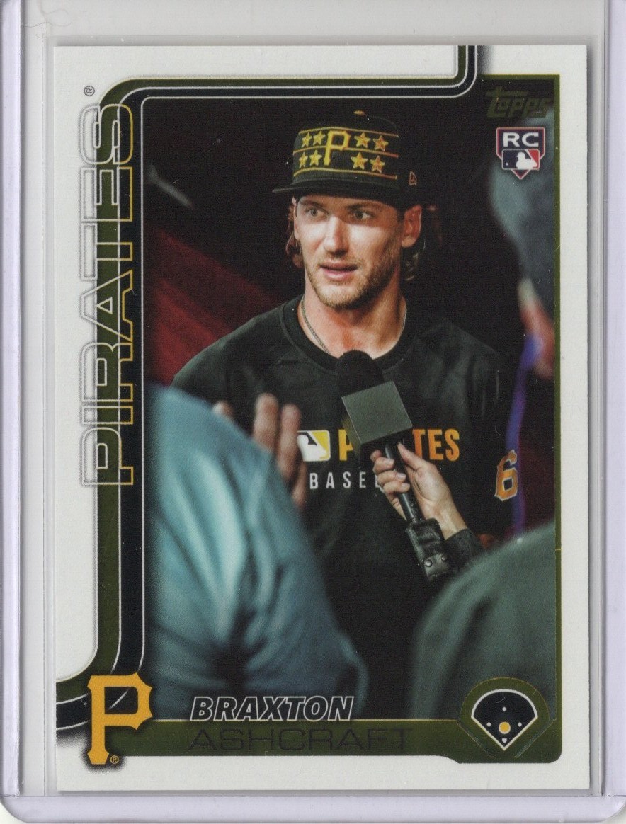 2025 Topps Update Series – Braxton Ashcraft #US32 Golden Mirror Image Variations