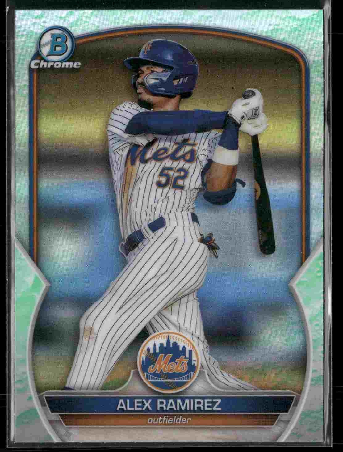 2023 Bowman #BCP-50 Alex Ramirez Chrome Prospects Lunar Glow Refractors